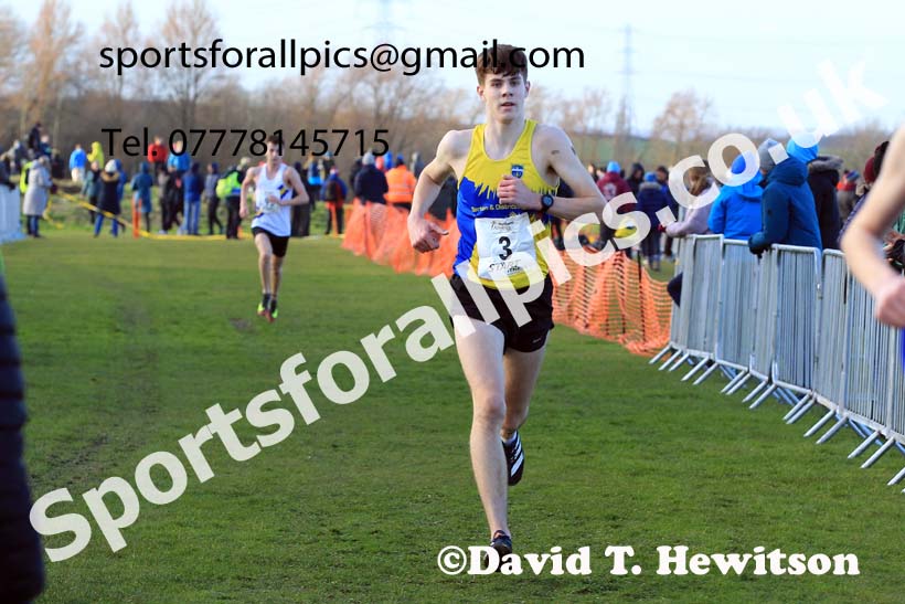 Mens under-20s 2022 Northern Cross Country Champs., Pontefract. Photo: David T. Hewitson/Sports for All Pics